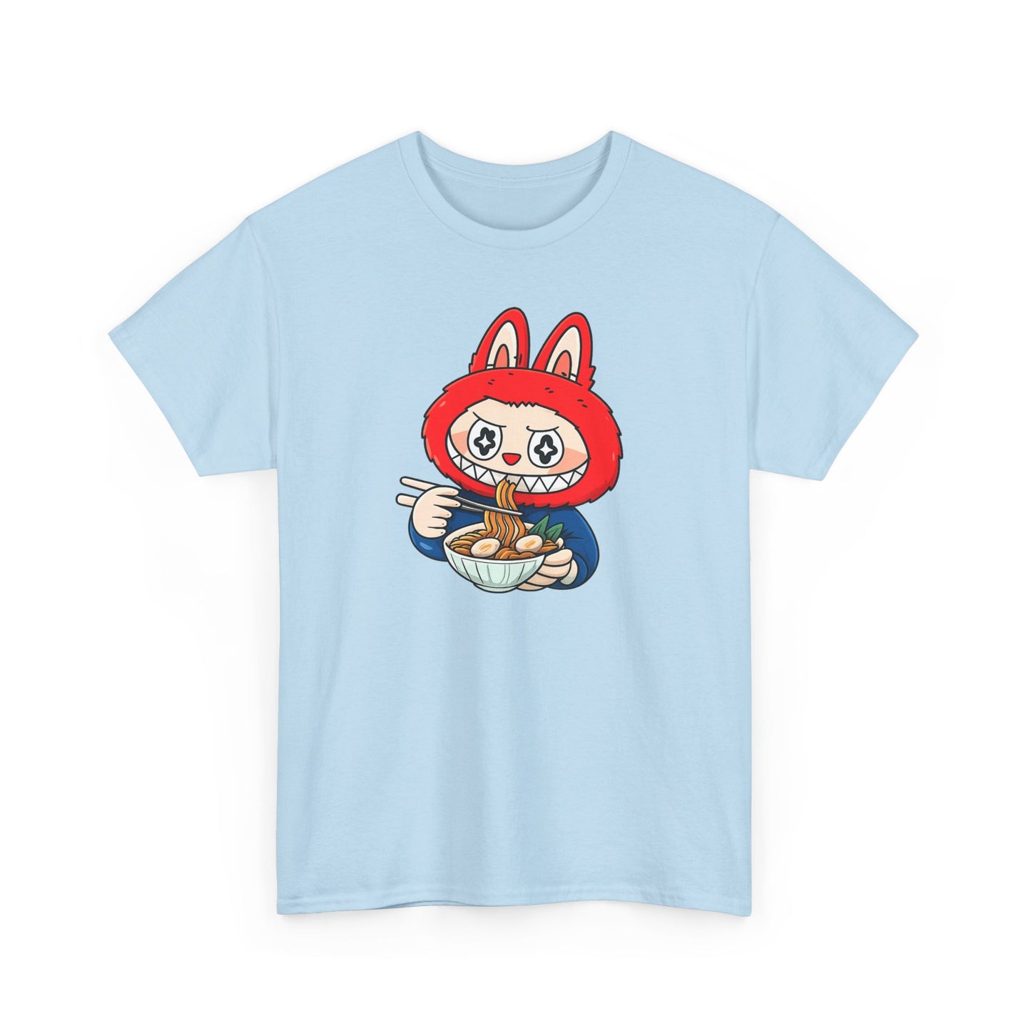Labubu Ramen T-Shirt: Kawaii Japanese Anime Streetwear