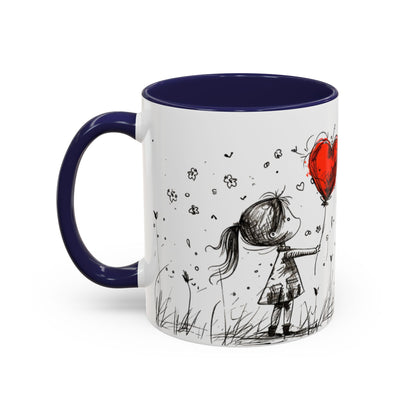 Romantic Coffee Mug, Love Gift for Coffee Lovers, Valentine's Day Mug, Couple Gift, Home Decor, Art Mug, Gift for Wife