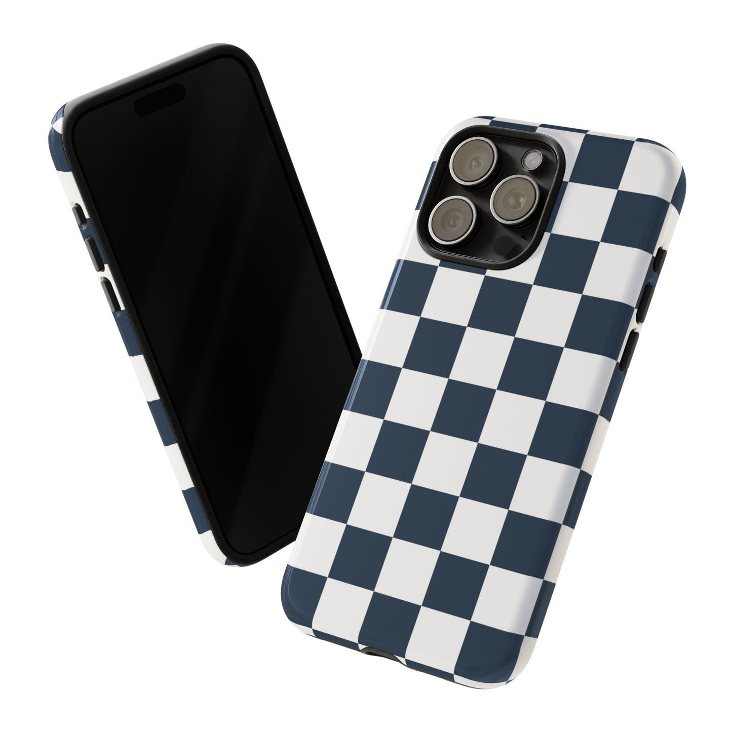 Checkered Pattern iPhone Case, iPhone Cover, Modern iPhone Accessory, Gift for Him, Trendy Mobile Protection