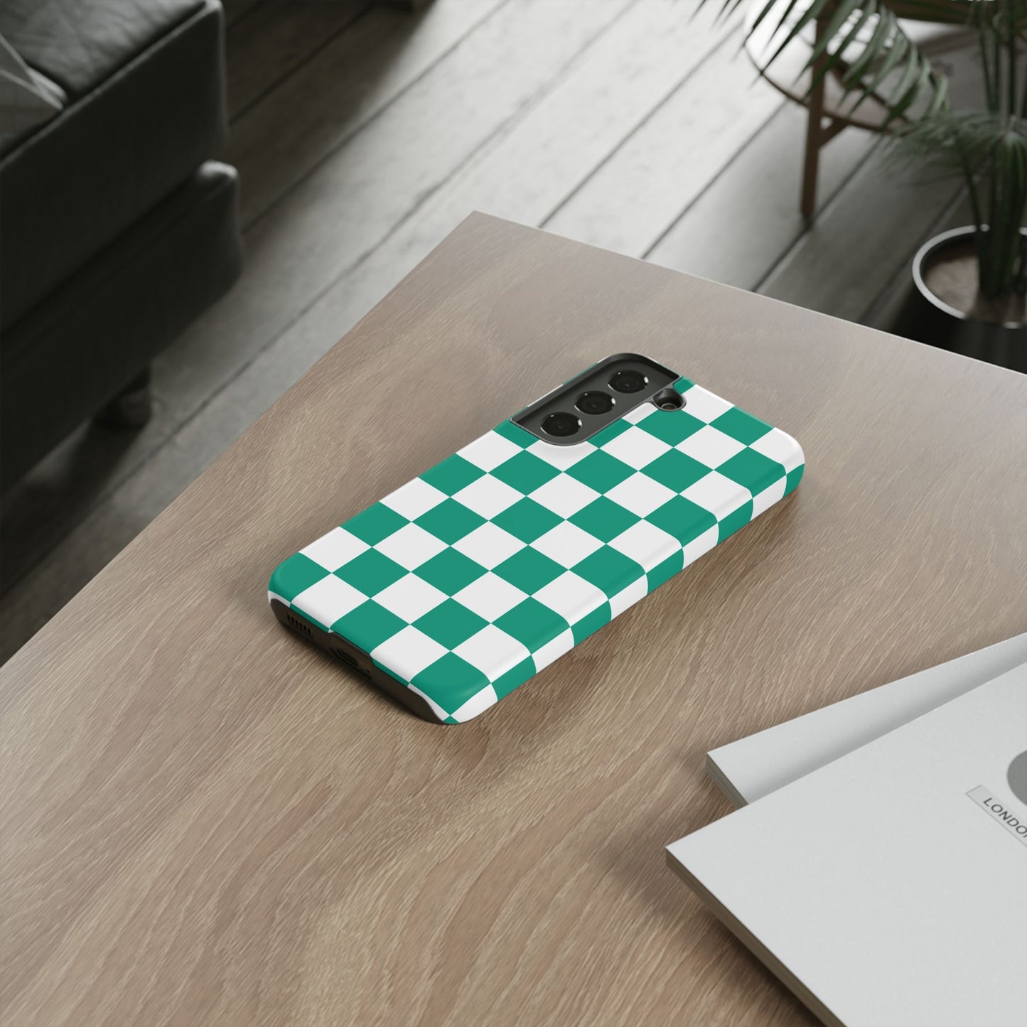 Checkerboard Phone Case | Samsung Galaxy S25, S25 Plus, S24, S24 Plus, S24 Ultra, S23 S22, S22 Plus S21 Ultra, S21 FE, S20+ Tough Cases