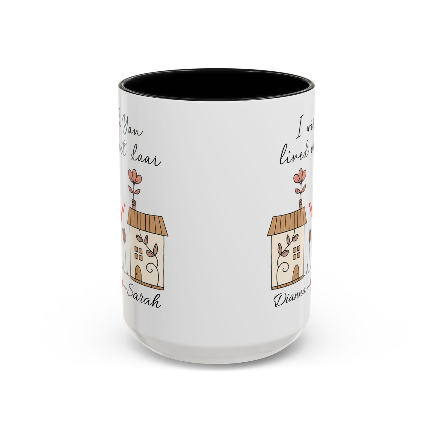I Wish You Lived Next Door Mug, Christmas Gift for Best Friend, Long Distance Friendship Mug, Valentine's Day Gift for Her, Miss You Gift