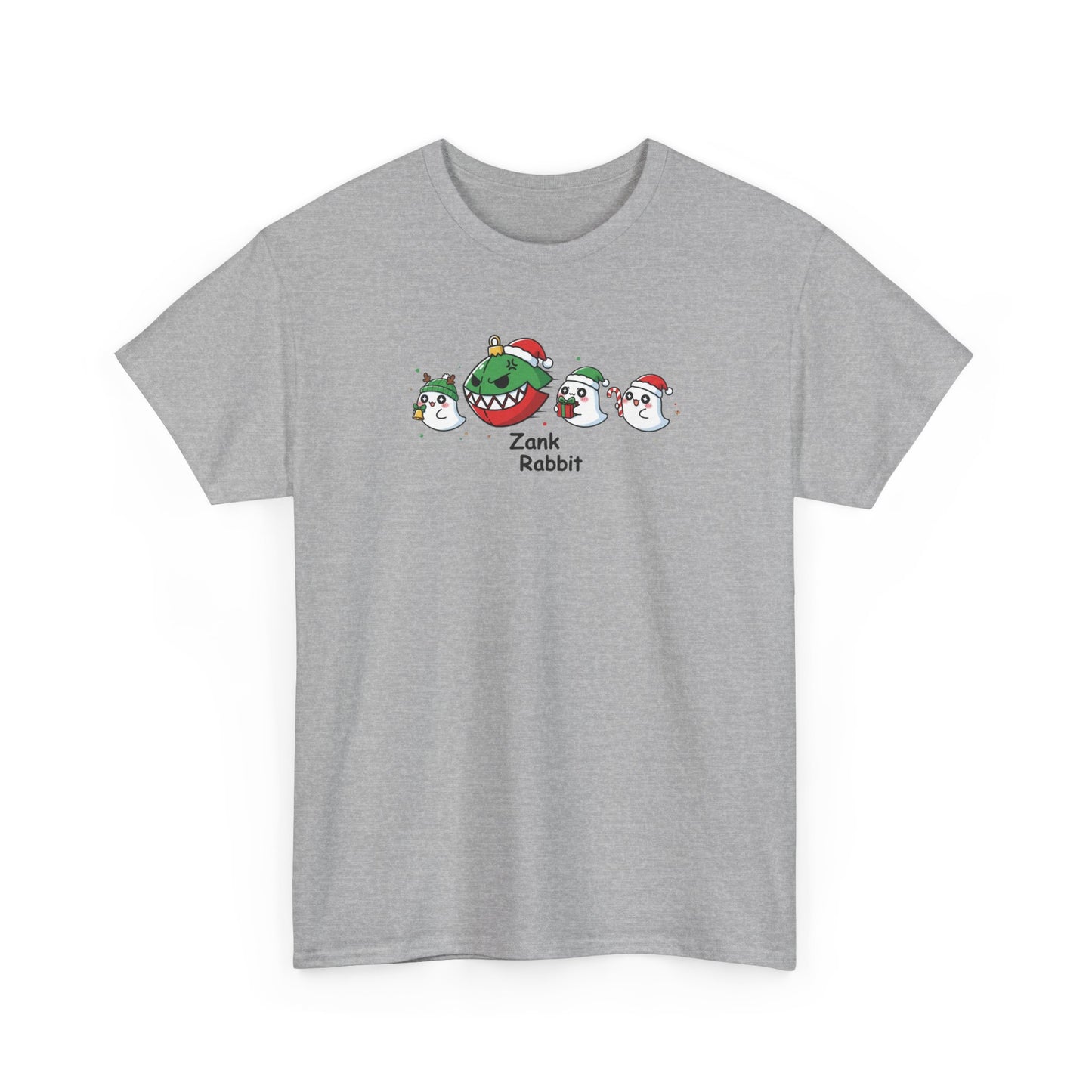 Zank Rabbit Christmas Shirt | Funny Holiday T-Shirt | Cute Cartoon Bunny Xmas Tee | Festive Animal Lover Gift | Unisex Christmas Shirt