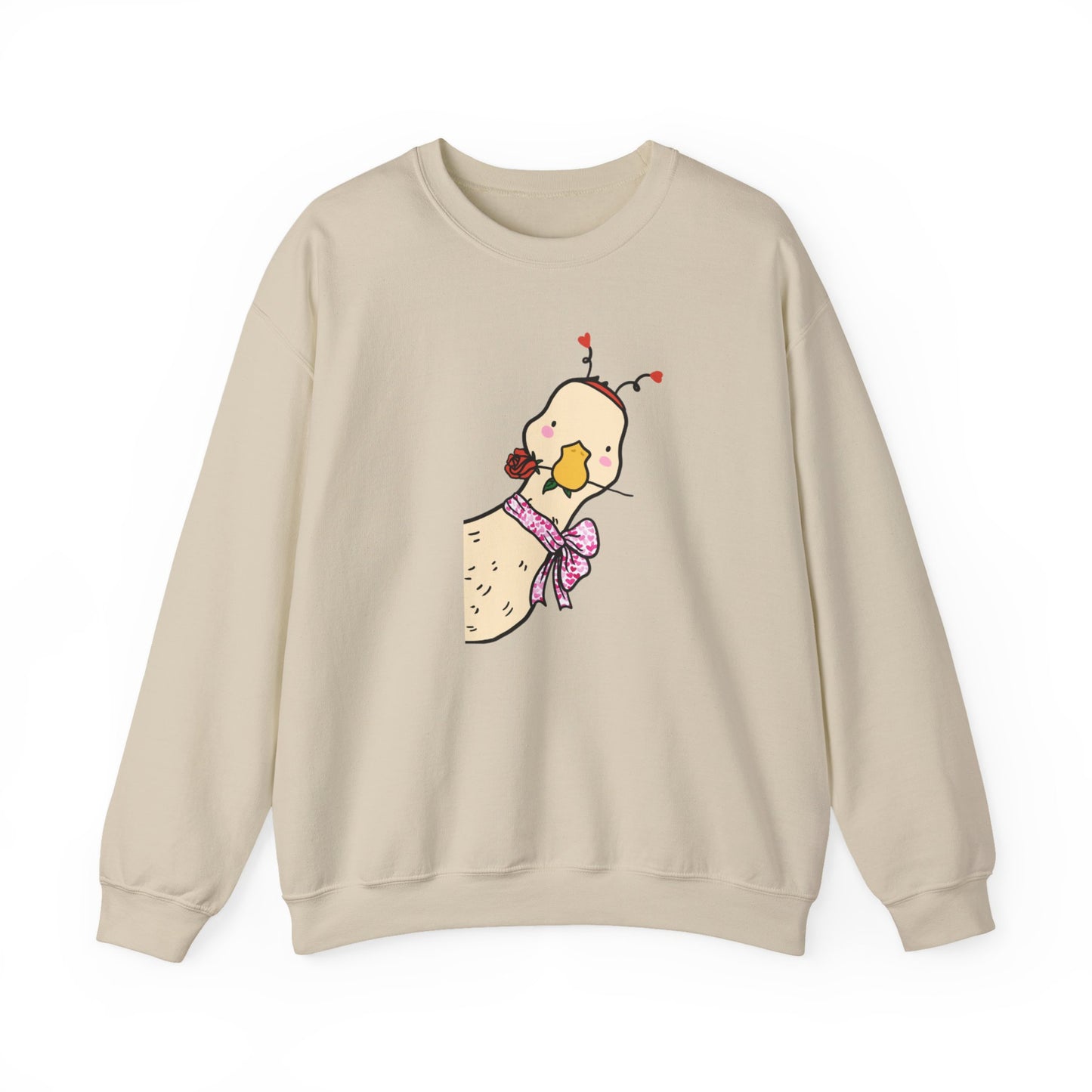 Cute Chick Scarf Sweatshirt | Cozy Bird Crewneck | Cute Animal Sweater | Kawaii Chick Pullover | Gift for Her | Fall Winter Cute Top