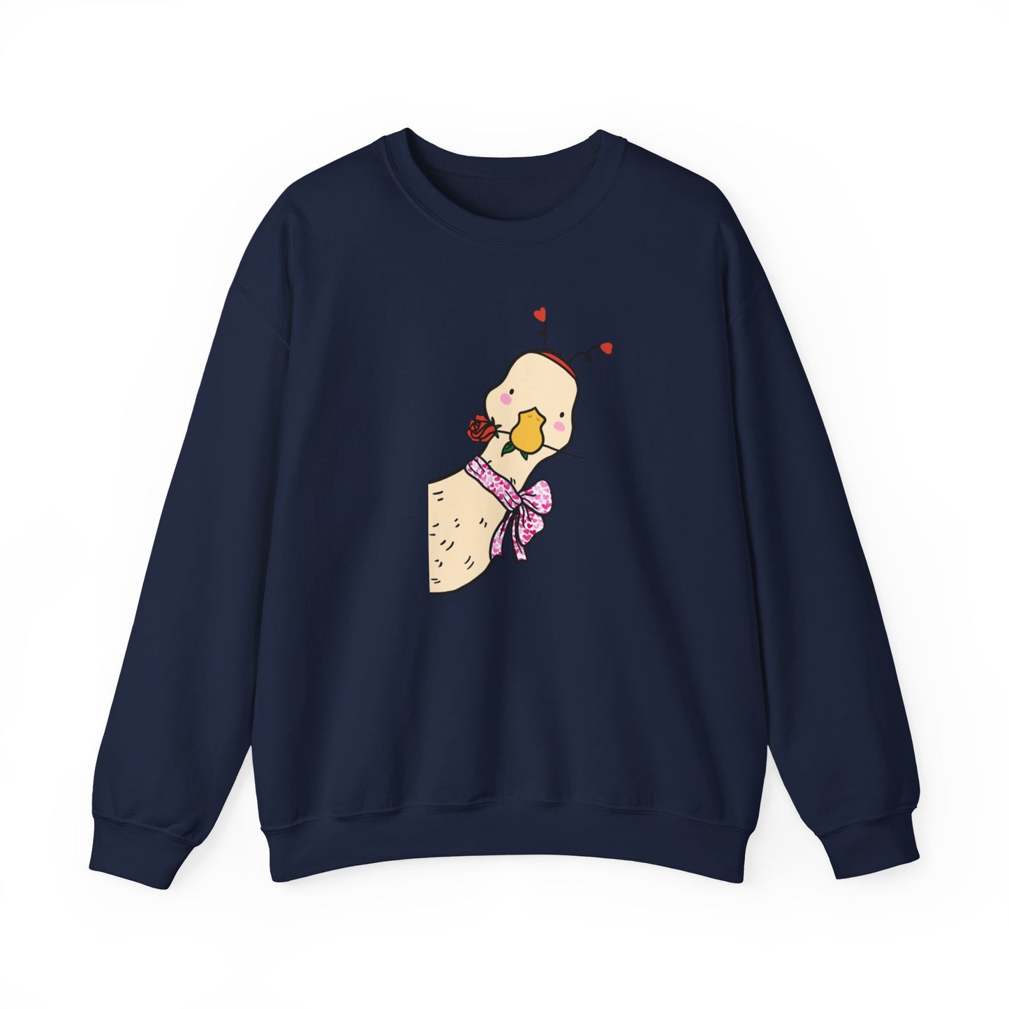 Cute Chick Scarf Sweatshirt | Cozy Bird Crewneck | Cute Animal Sweater | Kawaii Chick Pullover | Gift for Her | Fall Winter Cute Top