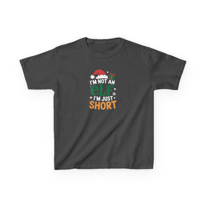 Christmas Shirt, I am Not an Elf I am Just Short, Funny Holiday Tee, Christmas Shirt for Boys and Girls, Xmas Gift, Christmas Outfit