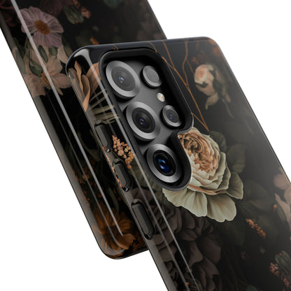 Floral Phone Case For iPhone And Samsung, Tough Cases, Flower Design, Stylish Protection, Gift for Her, Nature Lovers Accessory, Floral Gift