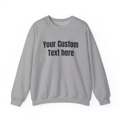 Customizable Crewneck Sweatshirt, Personalized Gift, Holidays, Unique Design, Perfect Gift for Anniversaries, Weddings, and Special Occasion