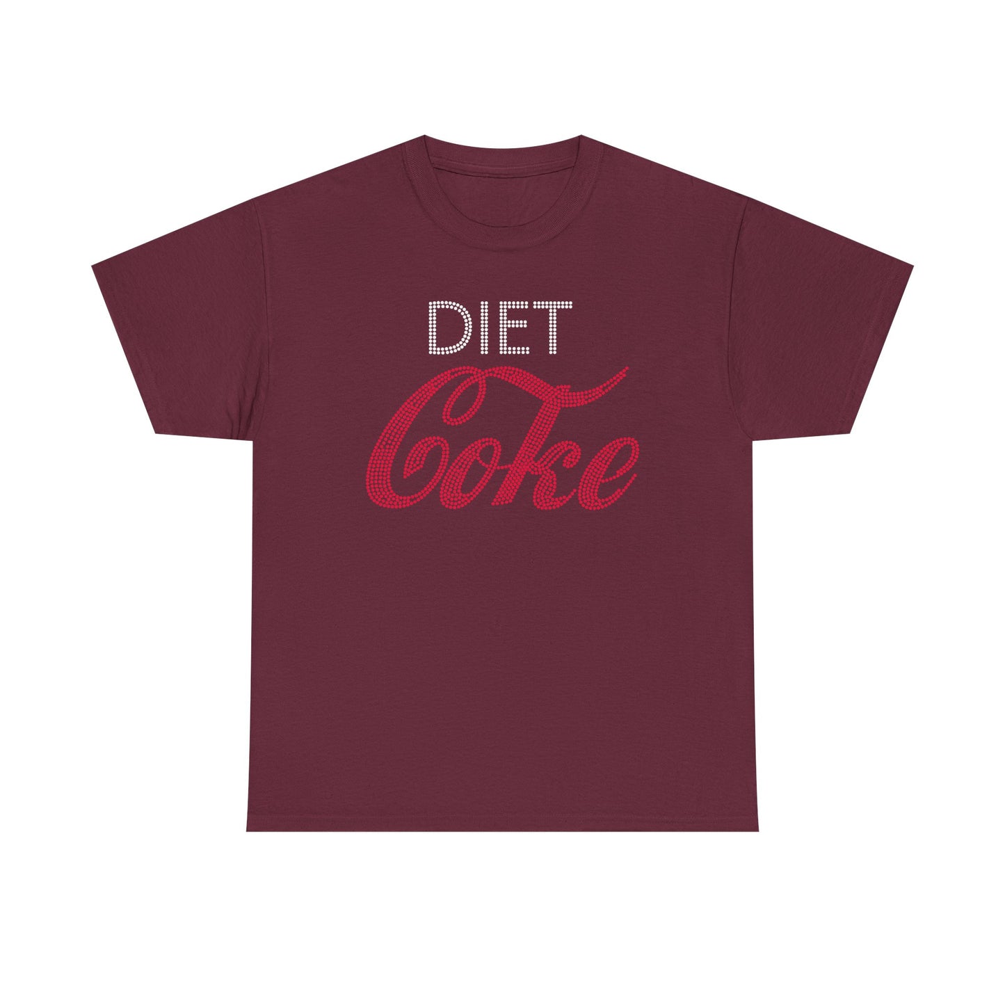 Diet Coke T-Shirt, Funny Soda Lover Graphic Tee, Rhinestone Style Diet Coke Shirt, Casual Unisex Tee Gift for Her