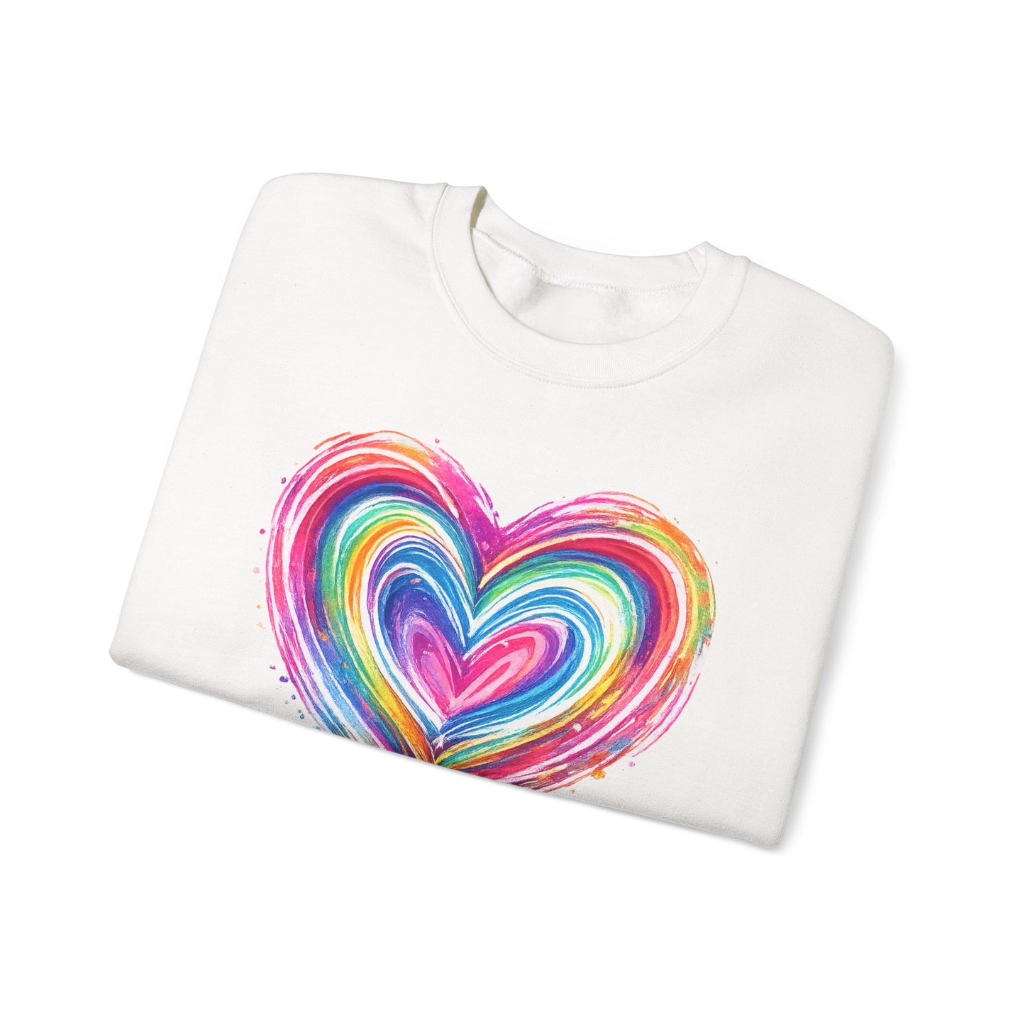 Comfort Colors Cute Heart SweatShirt, Brushstroke Heart , Valentine Gift, Womens Love Sweater, Anniversary Day , Coquette Valentine Tee