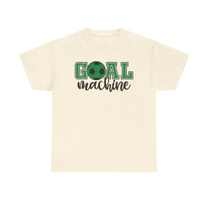 Goal Machine Soccer T-Shirt, Green Football Graphic Tee, Youth & Adult Soccer Shirt, Fun Sports Team Shirt, FIFA World CUP 2026