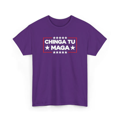 Chinga Tu MAGA T-Shirt, Anti-Trump Protest Tee, Patriotic Political Shirt, Funny Liberal Gift, No Trump Graphic T-Shirt