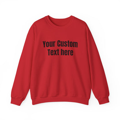 Customizable Crewneck Sweatshirt, Personalized Gift, Holidays, Unique Design, Perfect Gift for Anniversaries, Weddings, and Special Occasion
