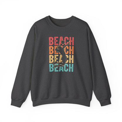 Beach Vibes Unisex Crewneck Sweatshirt - Perfect for Summer Days, Beach Lovers, Vacation, Casual Wear, Gift Idea