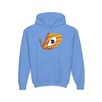 Whimsical Youth Hoodie with Playful Design, Cute Sweatshirt for Kids, Fun Gift for Birthdays, Cozy Winter Wear, Cartoon Style