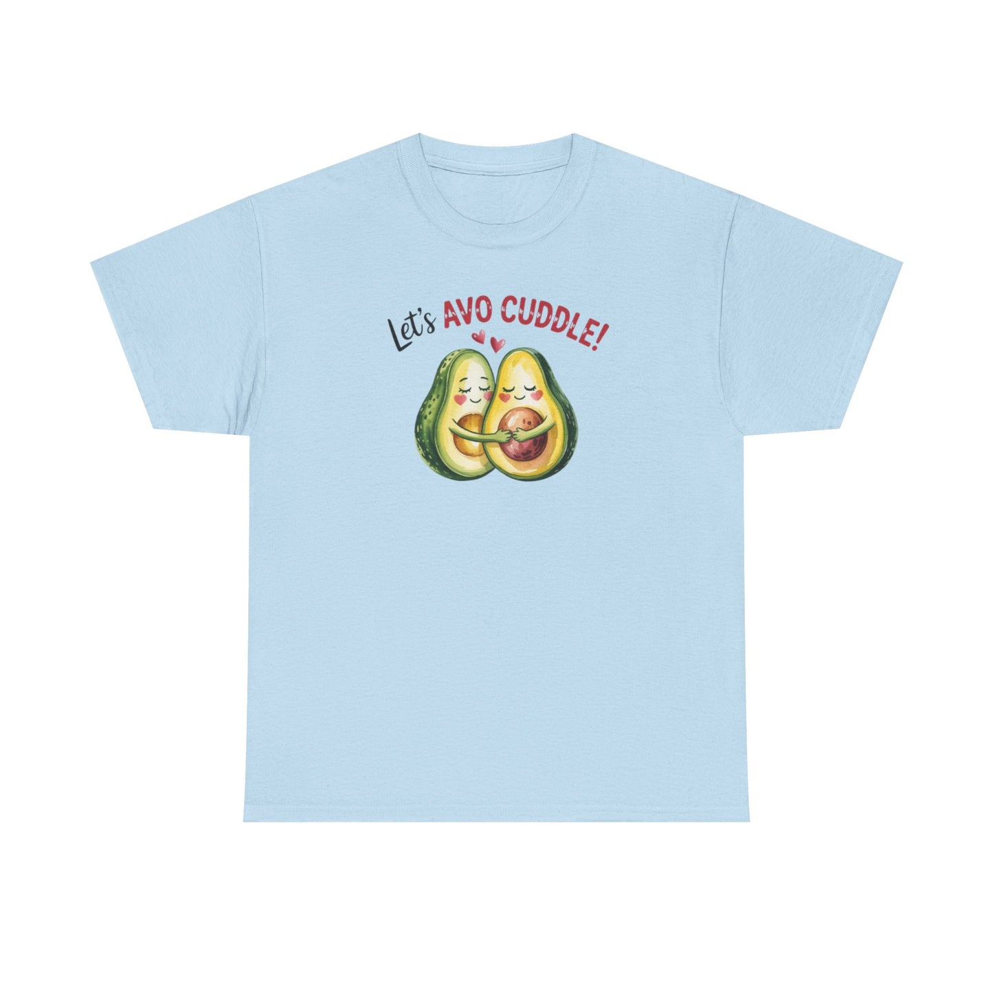 Let's Avo Cuddle Avocado Shirt | Cute Pun Food Lover Tee | Couples Matching Shirt | Anniversary Gift for Him Her | Funny Avocado Tee
