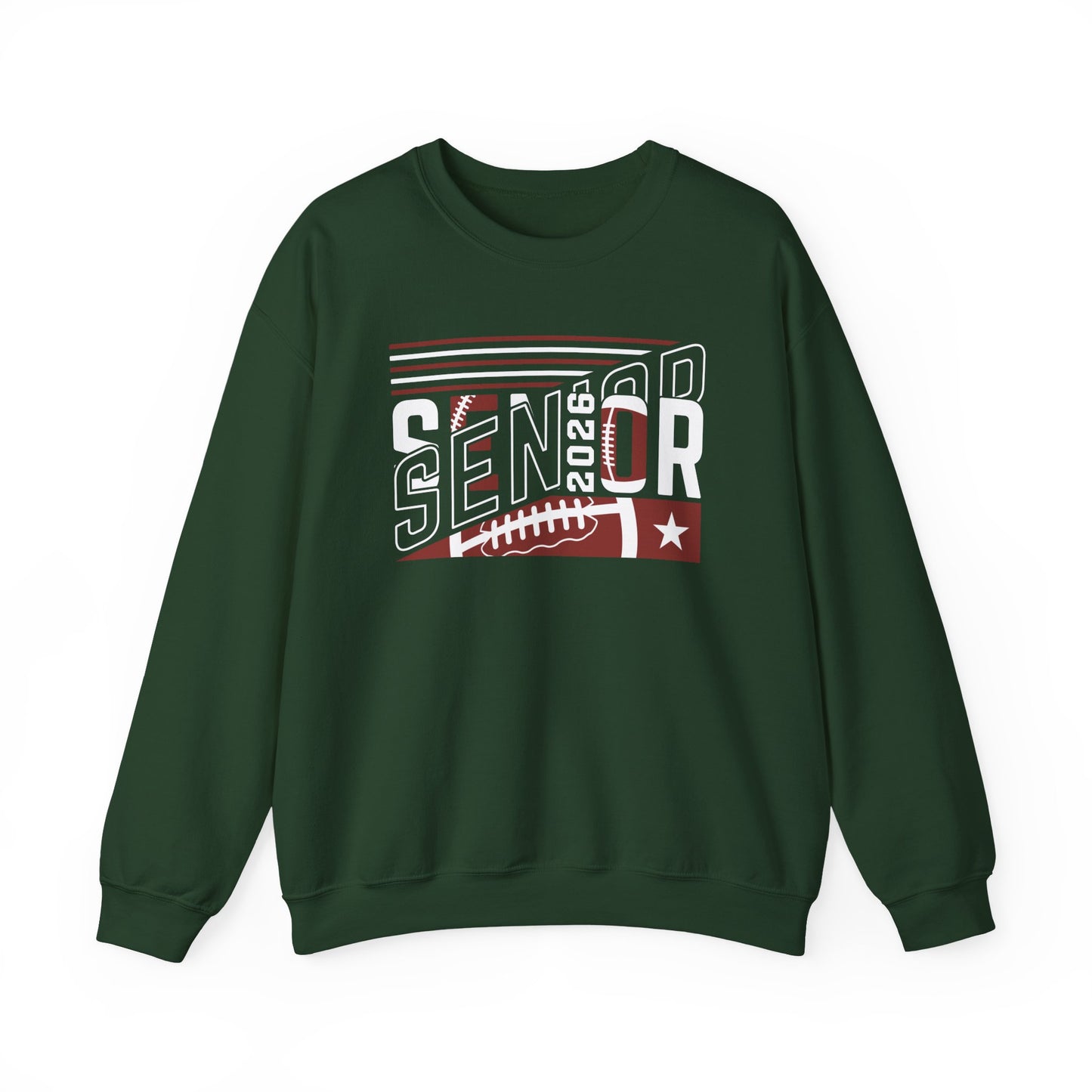 Senior 2026 Football Crewneck Sweatshirt | High School Senior Shirt | Gift For Senior | Gift For Friend
