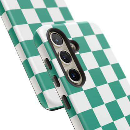 Checkerboard Phone Case | Samsung Galaxy S25, S25 Plus, S24, S24 Plus, S24 Ultra, S23 S22, S22 Plus S21 Ultra, S21 FE, S20+ Tough Cases