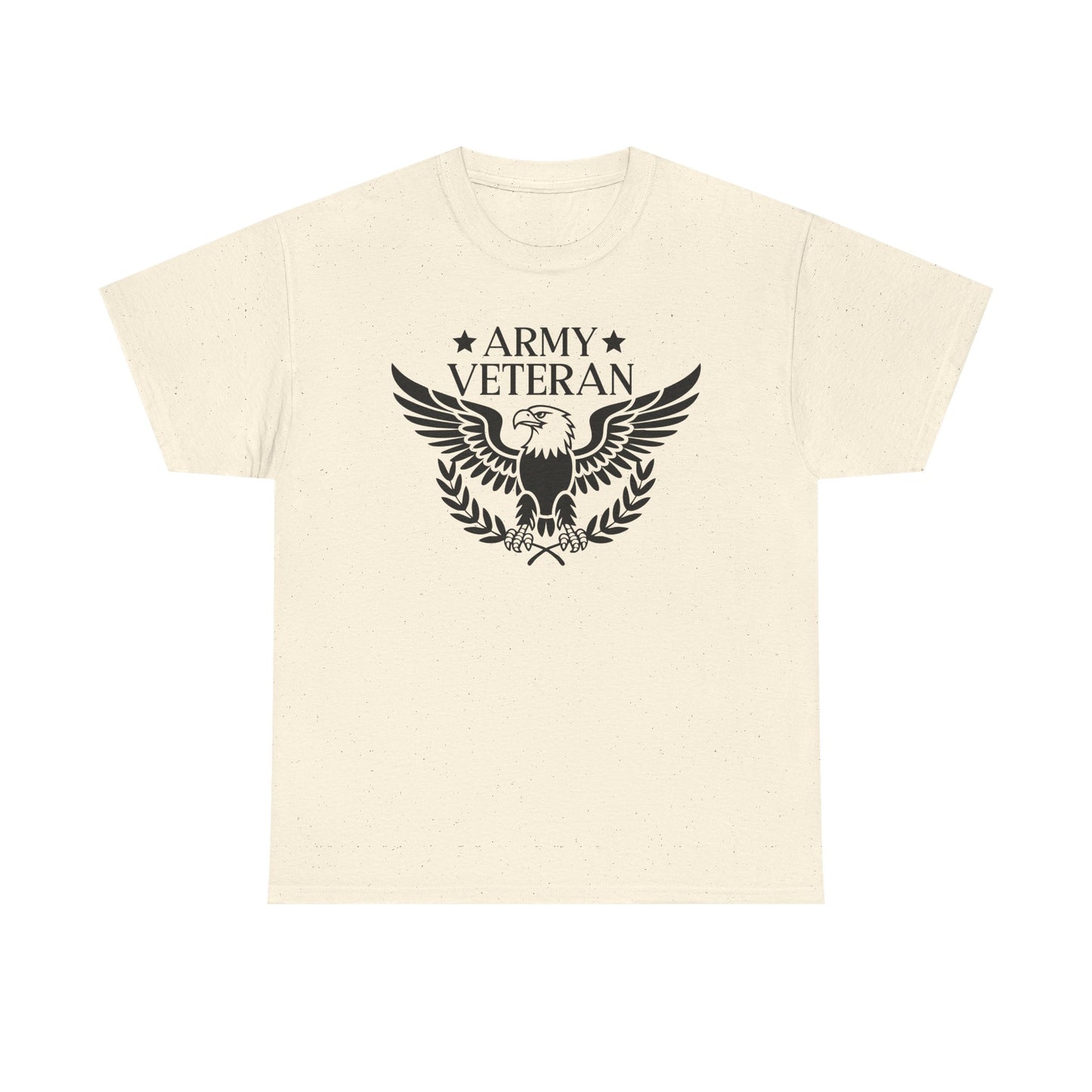 Army Veteran Unisex Heavy Cotton Tee, Military Pride Shirt, Veteran Appreciation Gift, Patriotic Apparel, Independence Day T-Shirt