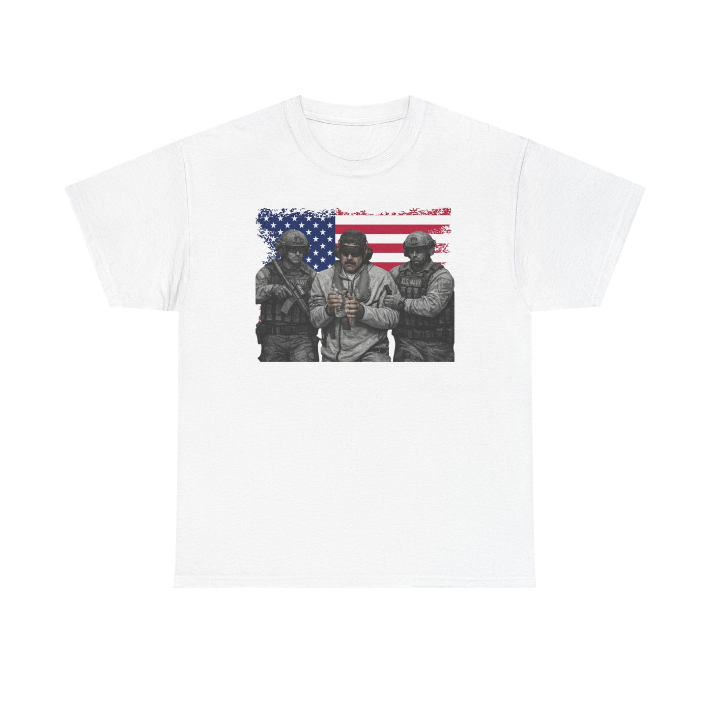 American Flag Soldiers T-Shirt | Patriotic Military Graphic Tee | Veteran Pride Shirt, USA Freedom Apparel Gift