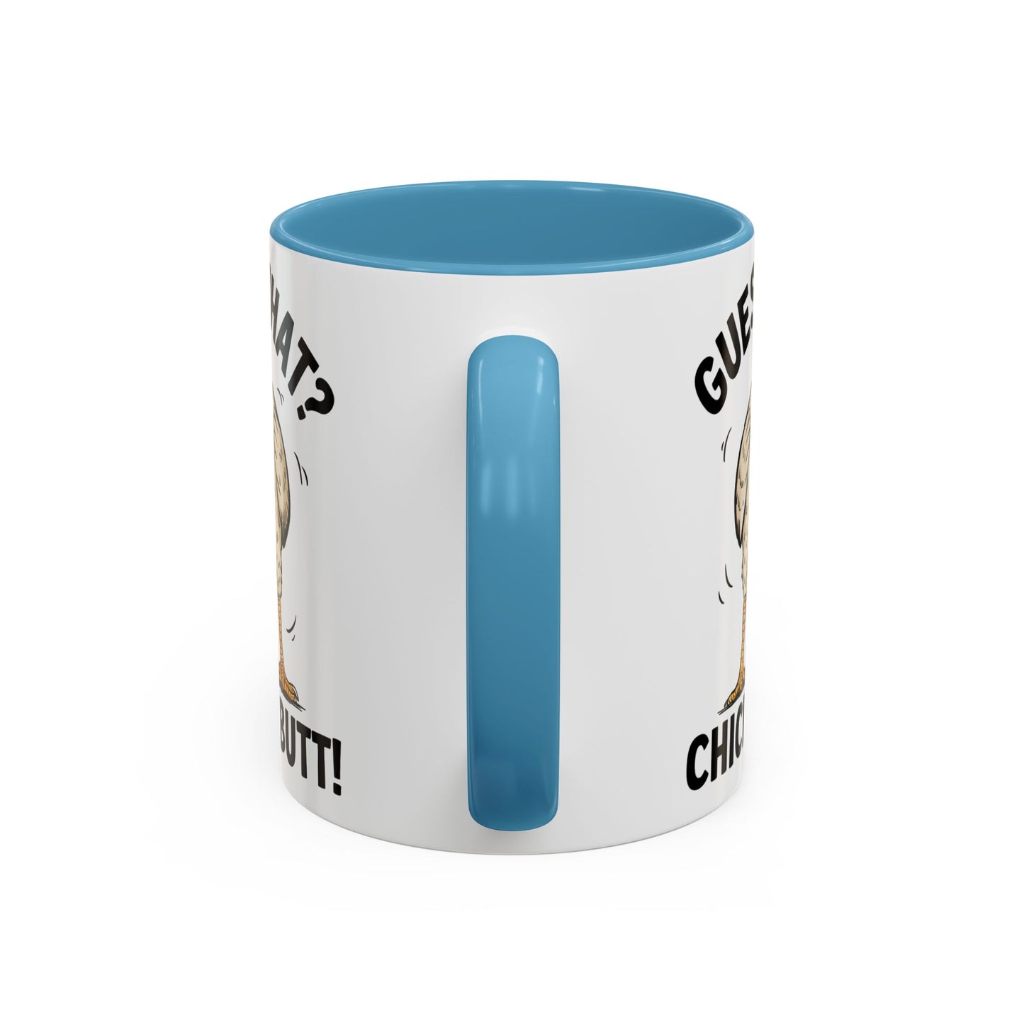 Funny Chicken Mug, Guess What? Chicken Butt! Coffee Mug, Farm Humor Mug, Rooster Joke Cup, Gift for Chicken Lovers, Gag Gift Mug