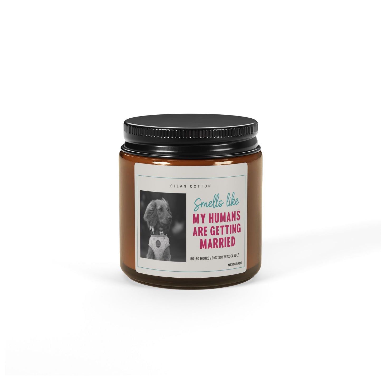 Soy Candle, Smells Like My Humans Are Getting Married | Wedding Favor, Pet Owner Gift, Home Fragrance, Celebration Decor, Aromatherapy