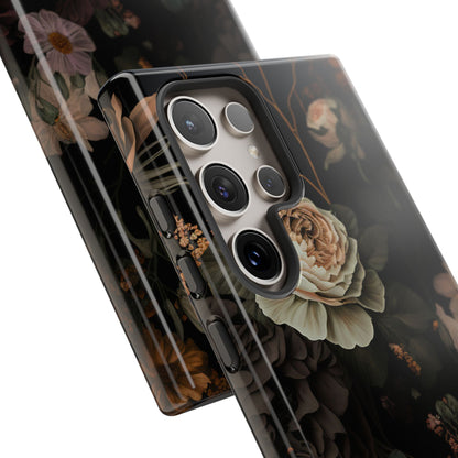 Floral Phone Case For iPhone And Samsung, Tough Cases, Flower Design, Stylish Protection, Gift for Her, Nature Lovers Accessory, Floral Gift