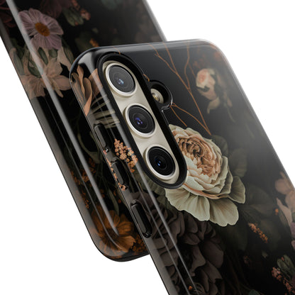 Floral Phone Case For iPhone And Samsung, Tough Cases, Flower Design, Stylish Protection, Gift for Her, Nature Lovers Accessory, Floral Gift