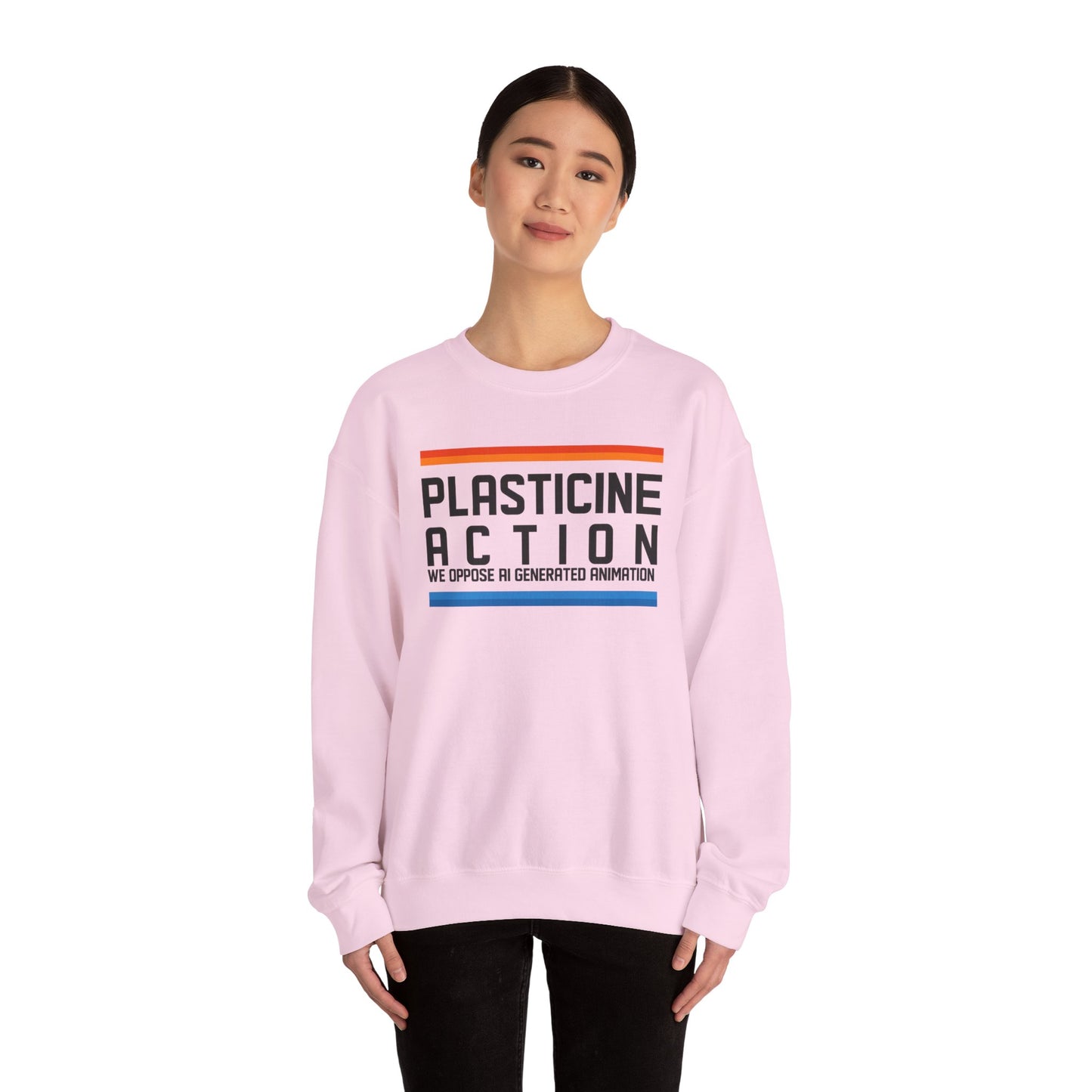 PLASTICINE ACTION  Sweatshirt, Sava Gaza, Perfect Gift for Animation Enthusiasts, Casual Wear, Unique Statement
