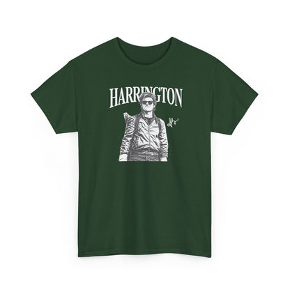 Harrington Graphic Tee Shirt | Vintage Pilot Photo T-Shirt | Retro Biker Aesthetic Top, Unisex Streetwear Gift