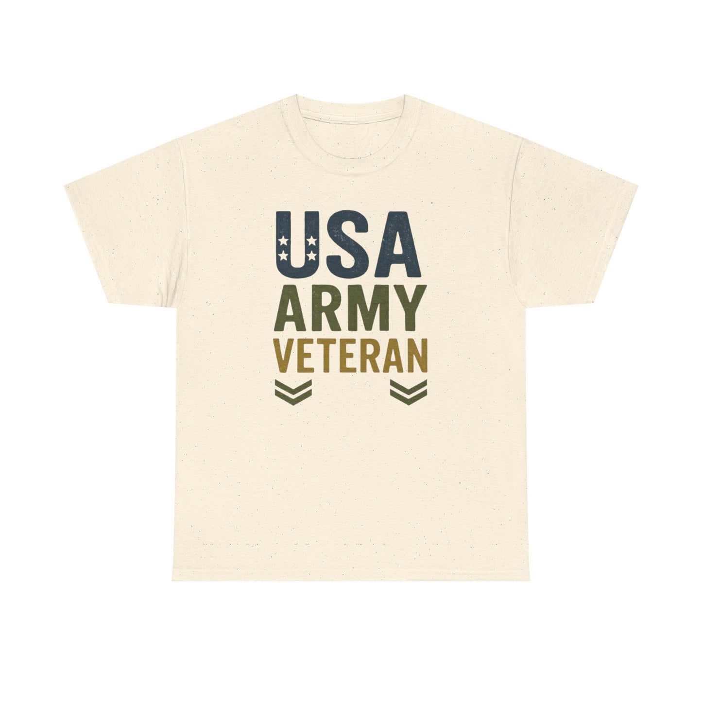 USA Army Veteran Cotton Tee, Veteran Gift, Patriotic Apparel, Memorial Day T-Shirt, Military Pride Top, Navy Veteran T-Shirt
