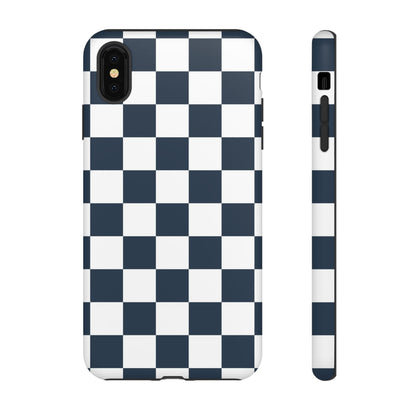 Checkered Pattern iPhone Case, iPhone Cover, Modern iPhone Accessory, Gift for Him, Trendy Mobile Protection
