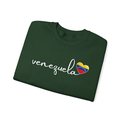 Venezuela Shirt with Heart Flag Design, Cute Minimalist Venezuela Shirt, Country Pride Travel Shirt, South America Gift Idea for Her