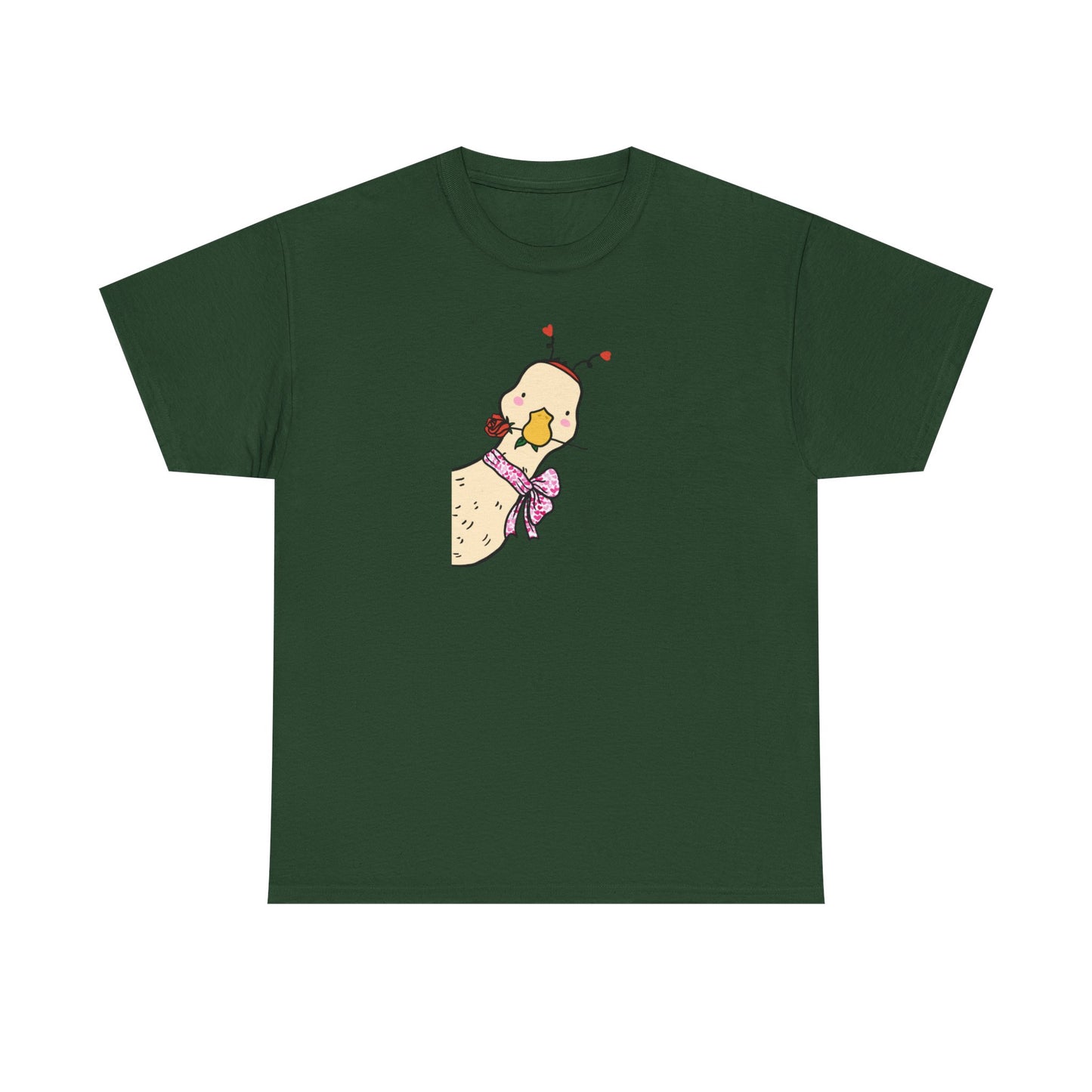 Cute Duck Shirt Kawaii Ducky Tee | Bow Duck T-Shirt | Cute Animal Top | Aesthetic Graphic Tee | Gift for Women Girls Teens