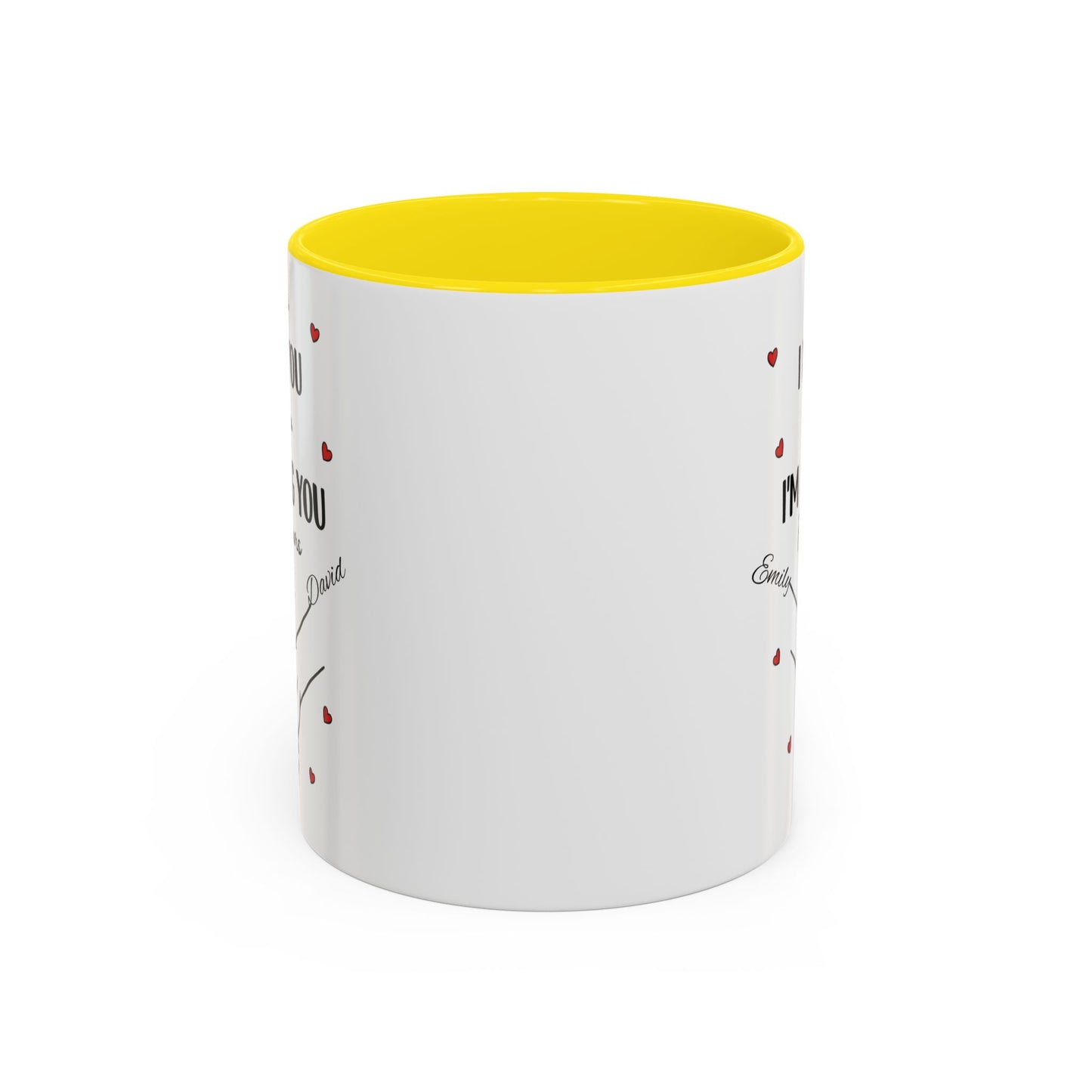 I Met You I Liked You I Love You I'm Keeping You Mug, Personalized Couple Coffee Cup, Handshake Hearts Love Gift, Valentine Gift