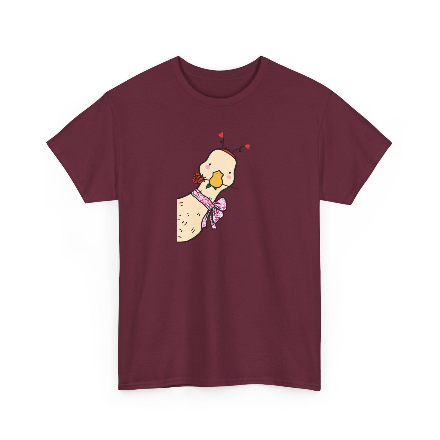 Cute Duck Shirt Kawaii Ducky Tee | Bow Duck T-Shirt | Cute Animal Top | Aesthetic Graphic Tee | Gift for Women Girls Teens