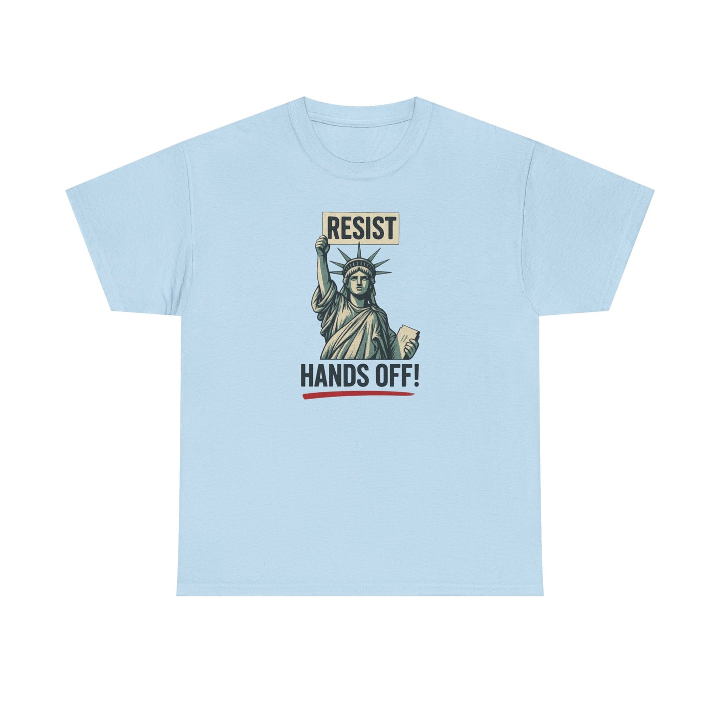 Statue of Liberty Resist Hands Off Tee | Political Protest Shirt | Resist Hands Off Shirt | Womens Rights Protest Shirt