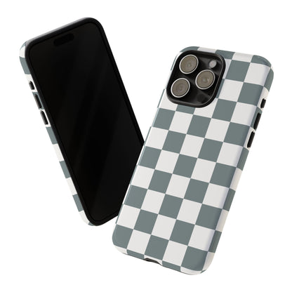 Stylish Checkerboard Phone Case, Durable Phone Cover, Unique Gift, iPhone 17 Pro, 17, 17 Air, 16, 15, 14, 13, 12, 11, X, XR, XS MAX