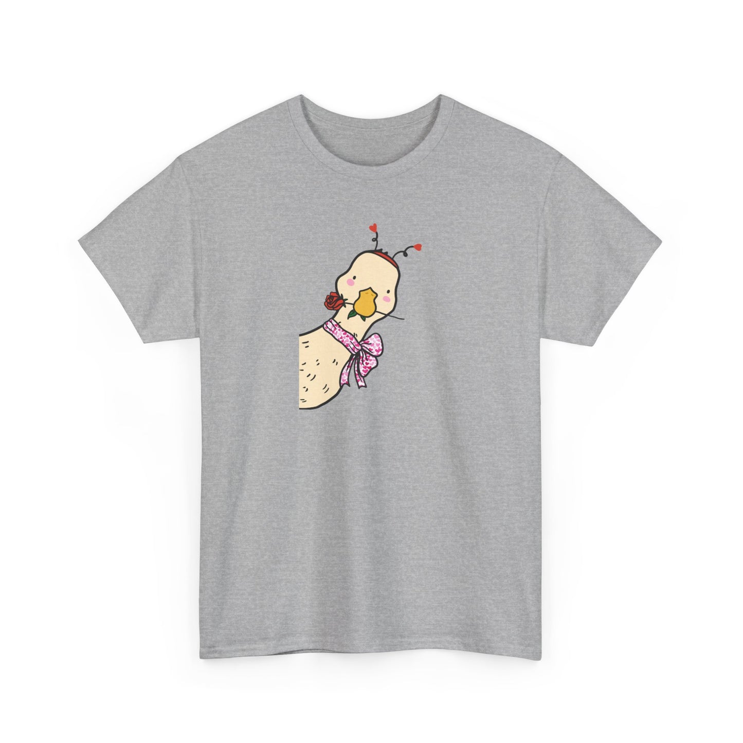 Cute Duck Shirt Kawaii Ducky Tee | Bow Duck T-Shirt | Cute Animal Top | Aesthetic Graphic Tee | Gift for Women Girls Teens