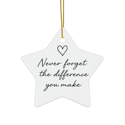 Thank You Gift, Never Forget The Difference You Make, Teacher Gift, Employee gift, Coworker Gift, Appreciation Gift, Gift for Friend