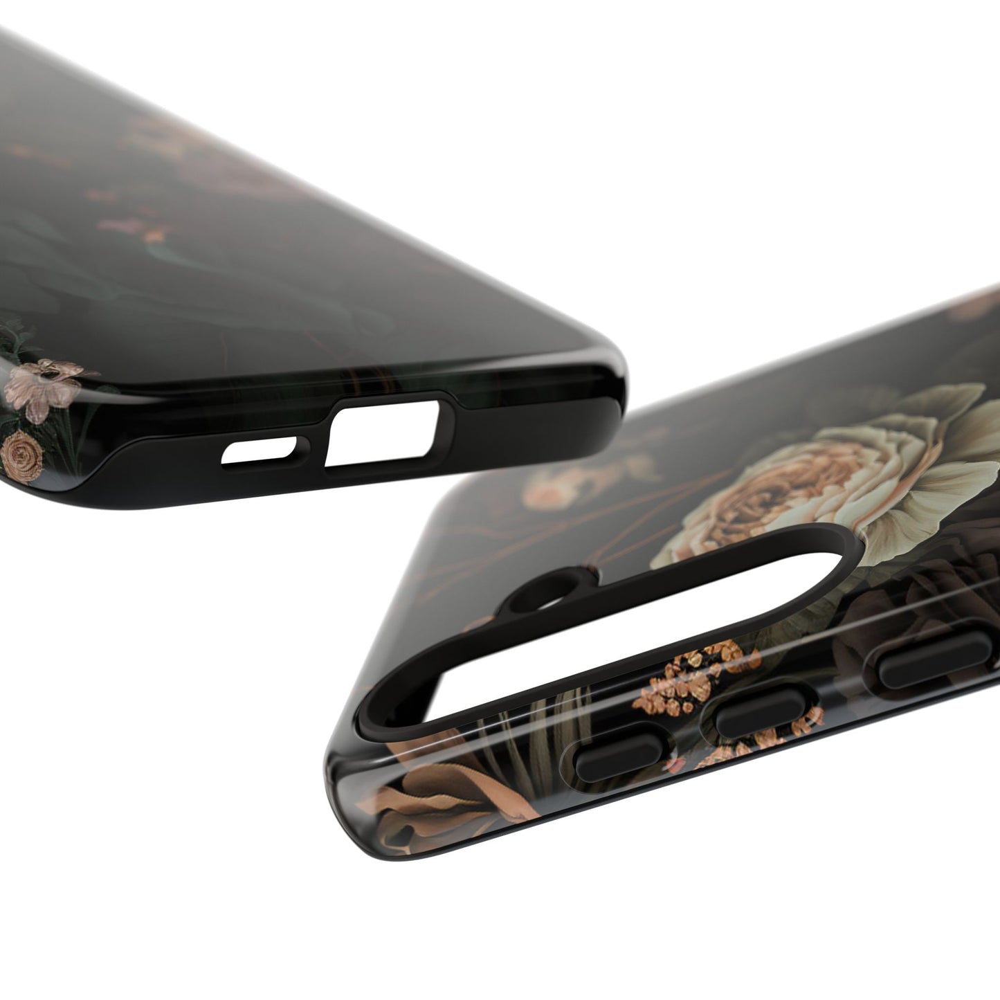 Floral Phone Case For iPhone And Samsung, Tough Cases, Flower Design, Stylish Protection, Gift for Her, Nature Lovers Accessory, Floral Gift