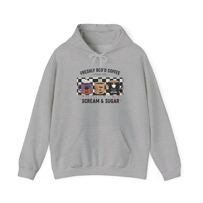 Cute Coffee Lover Sweatshirt Hoodie , Cozy Café Apparel, Gift for Barista, Halloween Day Gift, Gift for coffee lover, Winter Apparel