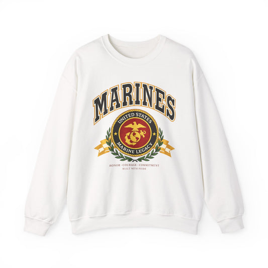 Vintage 90s USMC United States Marine Corps Sweatshirt, Marine Corps SHirt, Marine Corps Hoodie, USMC Shirt, Marine Corps Fan SHirt