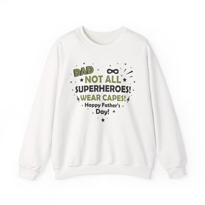 Dad Superhero Sweatshirt, Heavy Blend Crewneck, Perfect Father's Day Gift, Casual Lounge Wear, Cozy Birthday Present