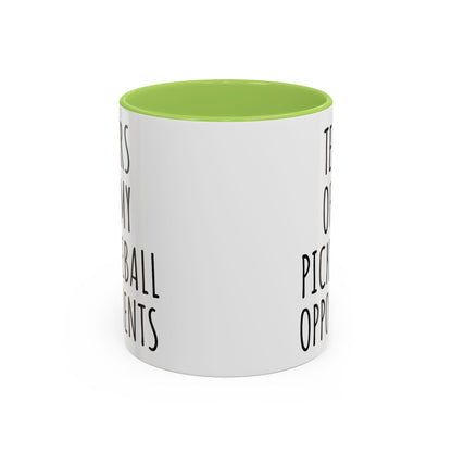 Tears of My Pickleball Opponents Mug, Funny Pickleball Gift for Players, Grandma & Grandpa | 11oz 15oz Ceramic Accent Coffee Cup