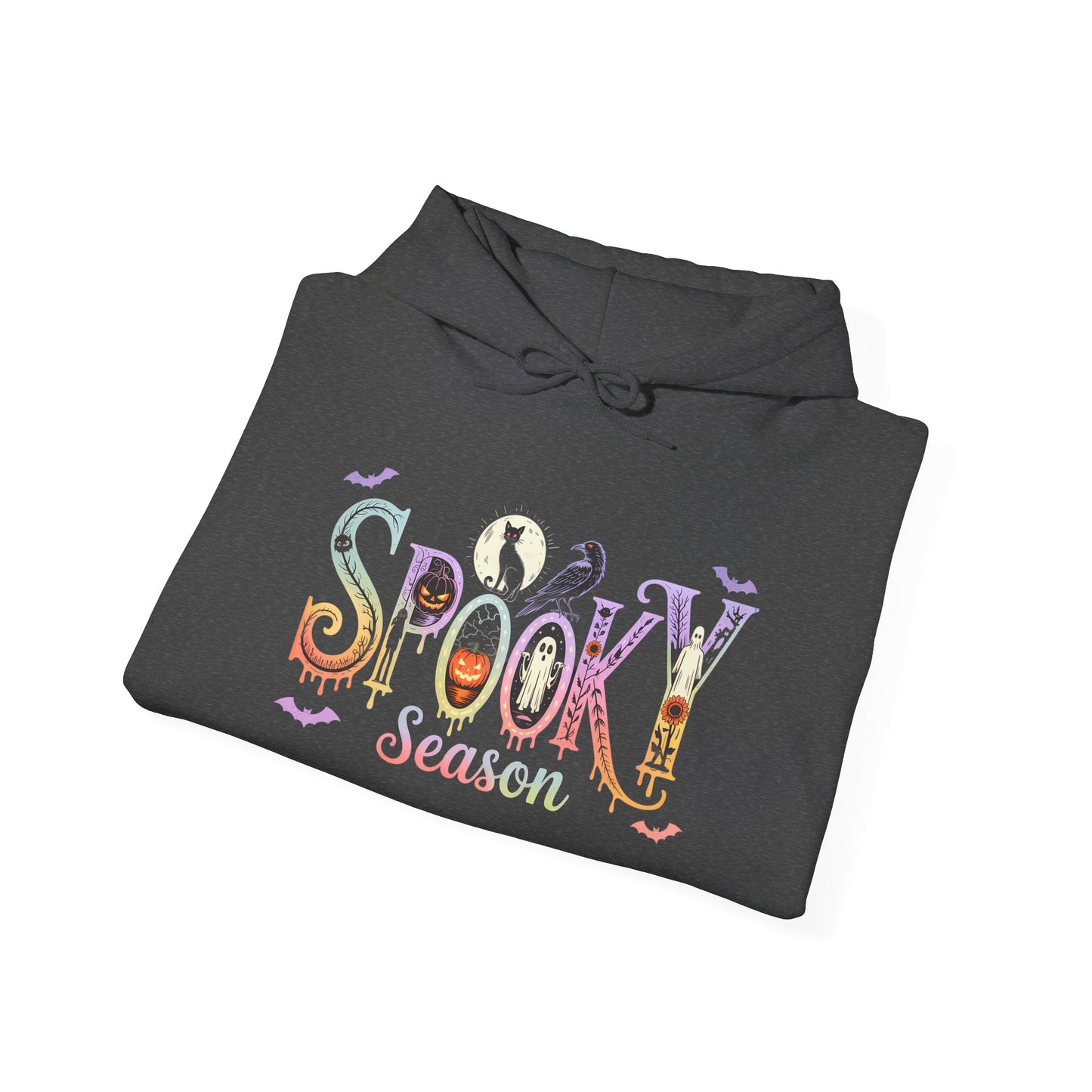 Spooky Season Hooded Sweatshirt, Halloween Hoodie, Fall Fashion, Unisex Sweatshirt Hoodie, Cozy Gift for Autumn, Trendy Casual Wear