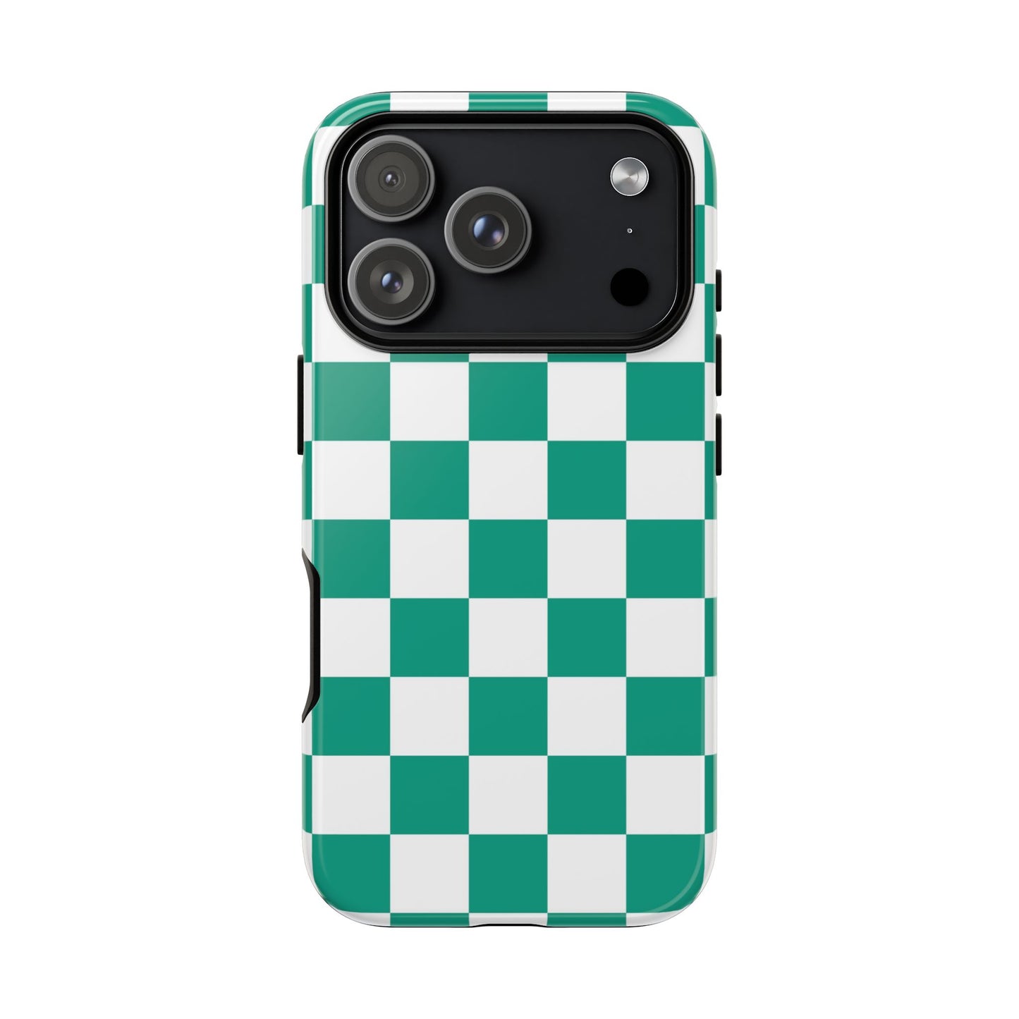 Checkered iPhone Case, Stylish Phone Cover,  Mobile Case For iPhone 17 Pro, 17, 16, 15, 14, 13, 12, 11, X, XR,XS MAX, Chic Gift for Her