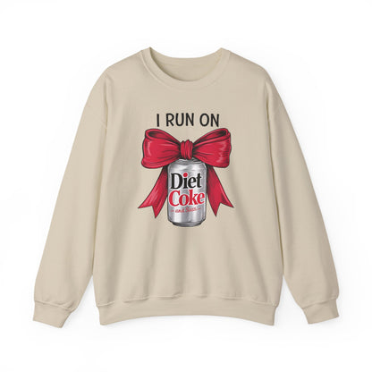Diet Coke Sweatshirt, Funny Soda Lover Crewneck, Rhinestone Style Graphic Sweatshirt, Cozy Casual Pullover Gift for Her