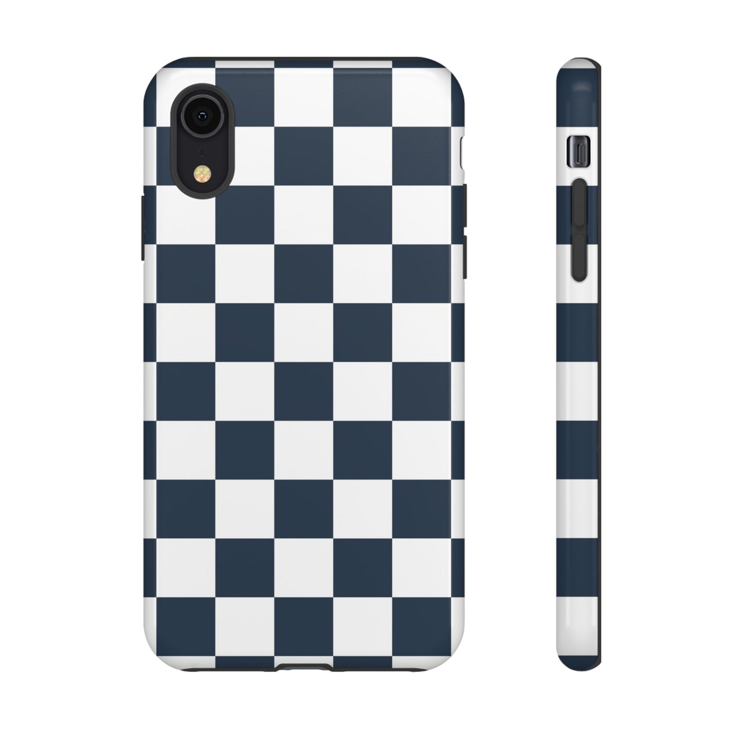 Checkered Pattern iPhone Case, iPhone Cover, Modern iPhone Accessory, Gift for Him, Trendy Mobile Protection