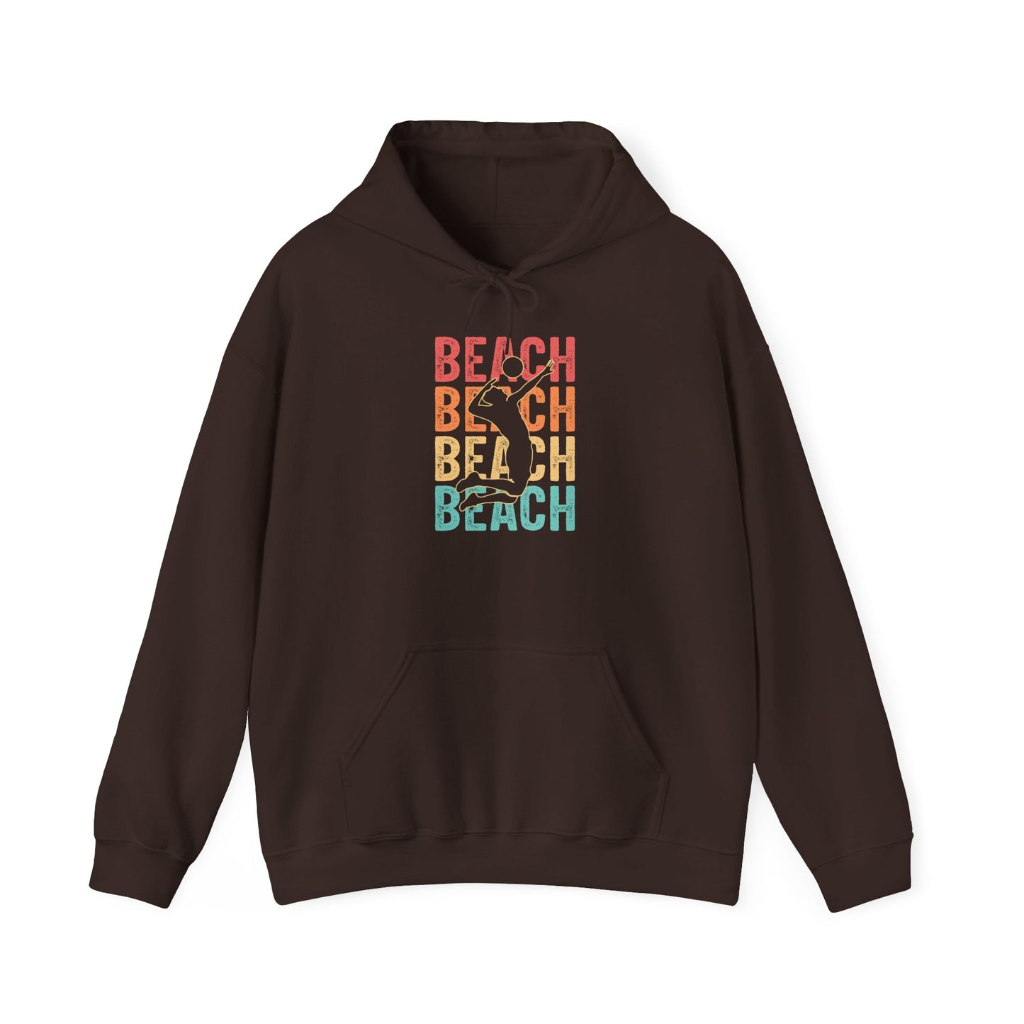 Beach Vibes Unisex Hooded Sweatshirt - Tshirt Gift, Gift For Volleyball Lover, Perfect for Summer Days, Casual Outings, Beach Trips, Gifts