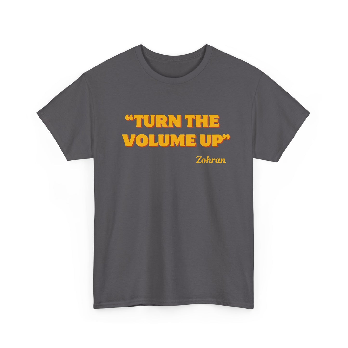 Turn the Volume Up Shirt, Zohran Mamdani Shirt, Mayor Mamdani Shirt, NYC 2026, Protest Tee, Progressive Tee, Liberal Shirt, Democracy Shirt